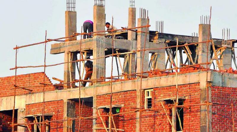 Growing labour shortage threatens to slow a recovery in Indias construction industry, which accounts for 8 percent of gross domestic product and employs 40 million people.