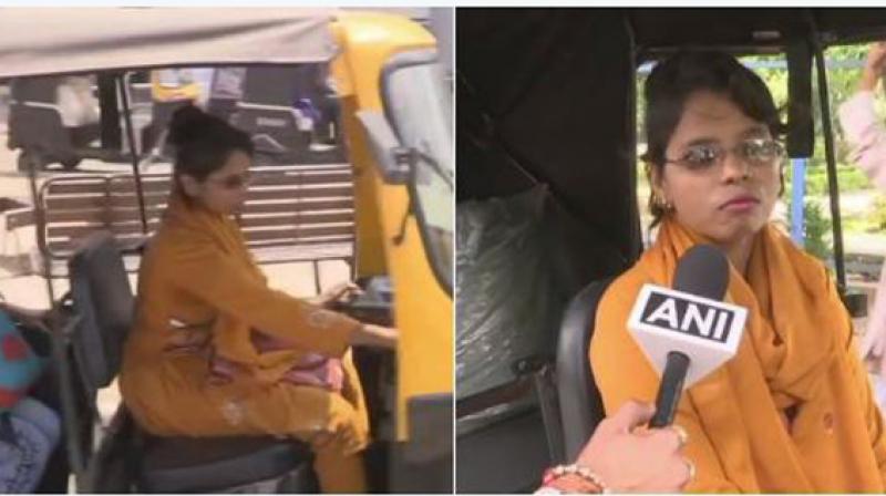 Jahan and her mother were lauded by Madhya Pradesh Chief Minister Shivraj Singh Chouhan, who not only handed them the vehicles key but also hopped in for a ride. (Photo: ANI)