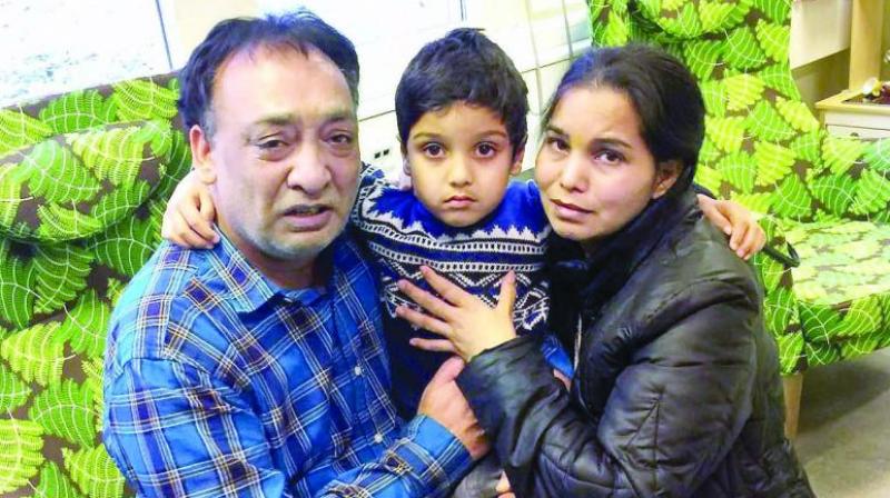 The five-and-a-half year old boy was taken away from his NRI parents by Norwegian authorities last year. (Photo: PTI)