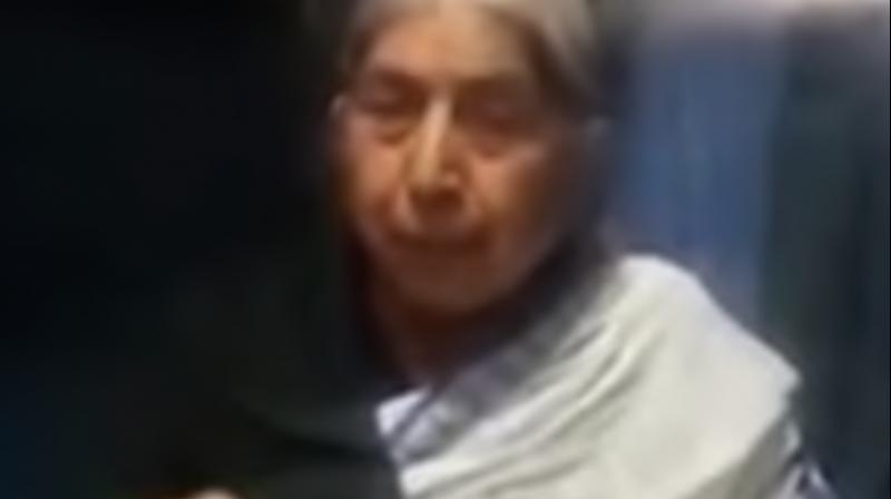 Chawla, a former Punjab minister, was travelling AC-3 on the Saryu-Yamuna train on December 22 and had been stuck for an extra 10 hours when she made the mobile phone video.  (Photo: YouTube Screengrab)