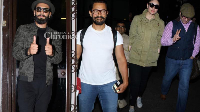 Aamir, Ranveer, Saif-Kareena, other stars give great paparazzi shots