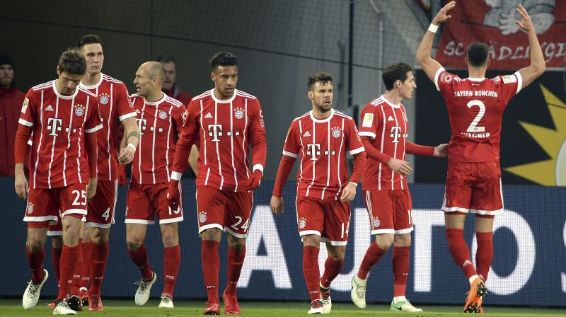 Bayern coach Jupp Heynckes named a weakened team with David Alaba, Jerome Boateng, Mats Hummels, Joshua Kimmich, Mueller and Lewandowski started on the bench. (Photo: AP)