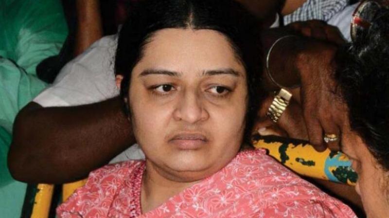 Deepa, niece of late Tamil Nadu Chief Minister Jayalalithaa (Photo: File)
