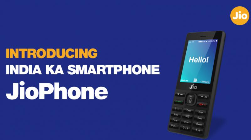 Reliance Jio has launched JioPhone for a refundable security deposit of Rs 1,500.