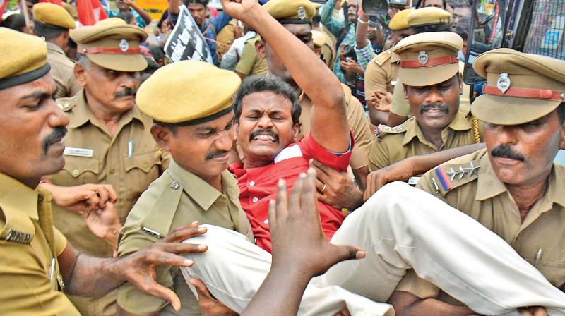 The death of Anitha, the wage workers daughter who cracked the State board exam, became another flash point for unleashing the same beleaguered feeling of Tamils versus the Centre.