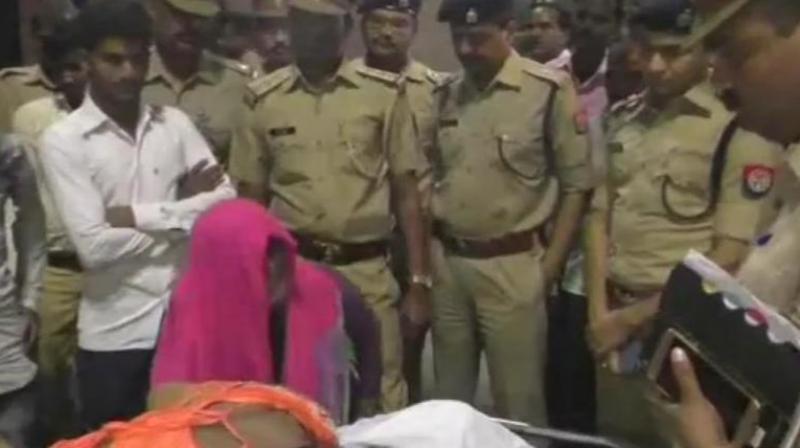 The girl who was attending a wedding function with her parents at a village in Etah was choked to death after being raped by an 18-year-old man from the same village. (Photo: ANI/Twitter)