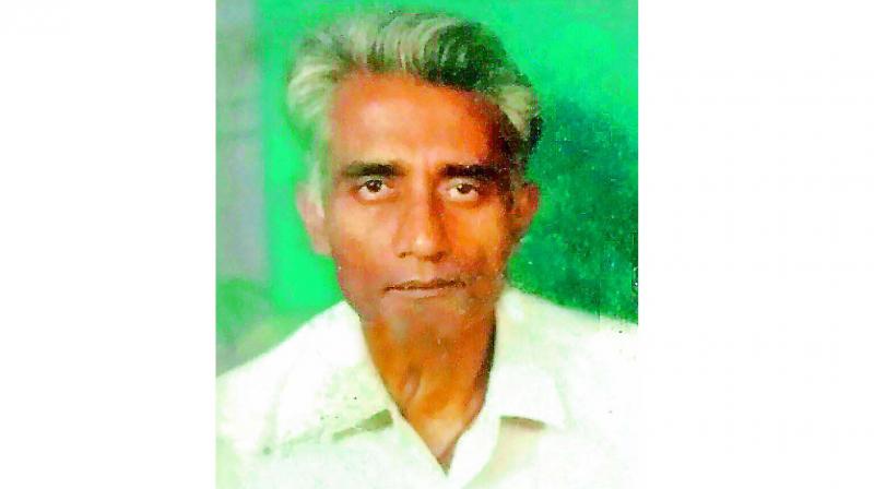 70-year-old Oruganti Chandrashekar Rao, who died in the pit at Balanagar.