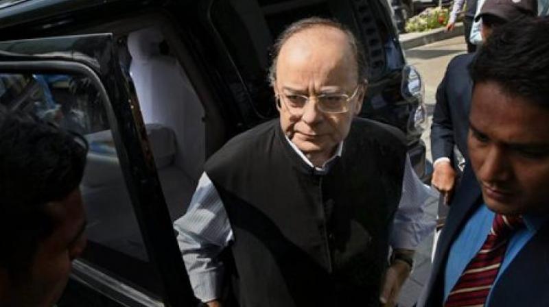 Union Finance Minister Arun Jaitley arrives to attend the 14th Goods and Services Tax (GST) Council at SKICC. (Photo: PTI)