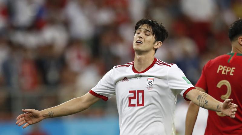 Azmoun said his mother had been recovering from a serious illness, but the insults caused it to flare up again. Between football and his mother, he wrote on Instagram that \I chose my mother.\ (Photo: AP)