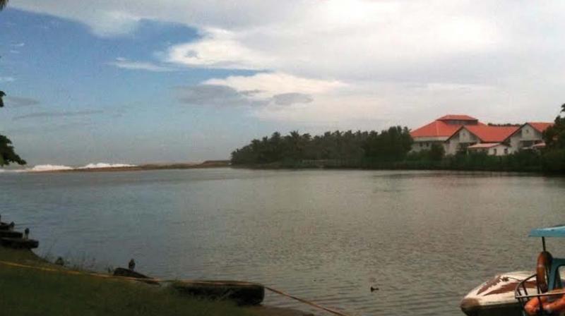 File picture of Veli sand bar which will be replaced by breakwater as seen from the tourist village.