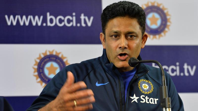 We would certainly not like to give too much wind to the story (alleging Virat Kohli of ball tampering), said the Indian coach Anil Kumble. (Photo: AFP)