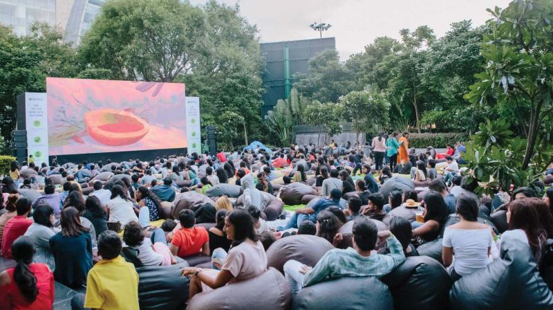 People in the city can look forward to watching movies outdoors