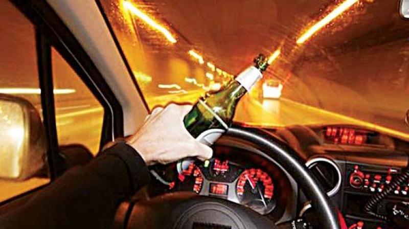 About, 557 charge sheets were filed against the drunken drivers.