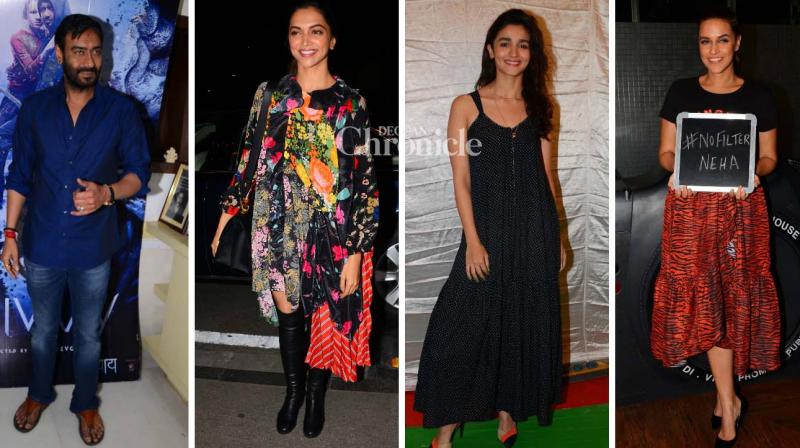 Deepika, Alia, Ajay, Neha up the glamour quotient