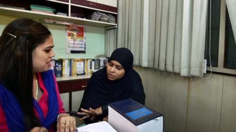 Ishrat was one of the five petitioners in the triple talaq case. Her husband had divorced her over the phone from Dubai in 2014 by uttering talaq thrice.  (Photo: File | PTI)
