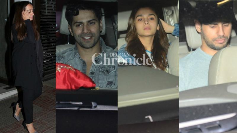 Alia, Varun and Sidharth had made their debuts together in Student of the Year.