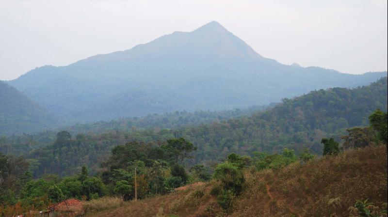 People residing in the vicinity of Maruti Parvatha near Koppa are said to be hearing and feeling strange sounds and vibrations from beneath the ground