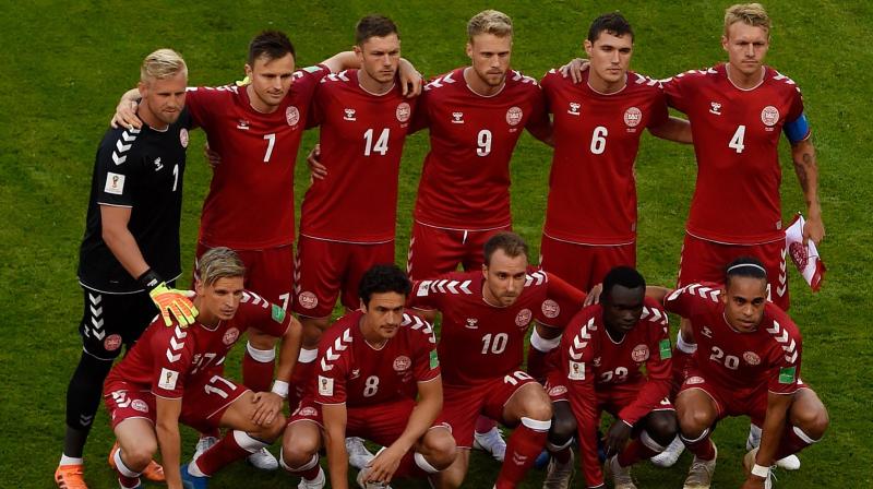 Negotiations have collapsed between Denmarks players union and the DBU over a new collective agreement regarding commercial rights, meaning players from the original squad - including Christian Eriksen and Kasper Schmeichel - were sent back to their clubs on Monday. (Photo: AFP)