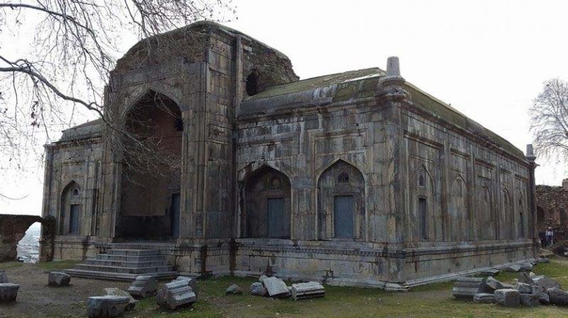 Akhund Mullah mosque on the foothills of Hari Parbat, built by Mughal prince Dara Shikoh for honouring his tutor Mullah Akhund Shah in A.D.1649, is among historic monuments and sites which are falling prey to ASI neglect.
