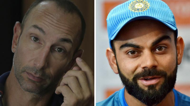 After Sri Lanka coach expressed desire to speak with Indian team management  about transition period difficulties, Team India skipper Virat Kohli said that that (the discussion) will happen after September 6 if it has to happen from their end. (Photo: PTI / AP)
