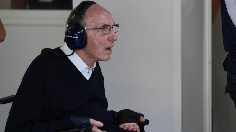 Frank Williams, whose team won seven drivers titles and nine constructors championships between 1980 and 1997, has been tetraplegic and in a wheelchair since a car accident in France in 1986. (Photo: AFP)