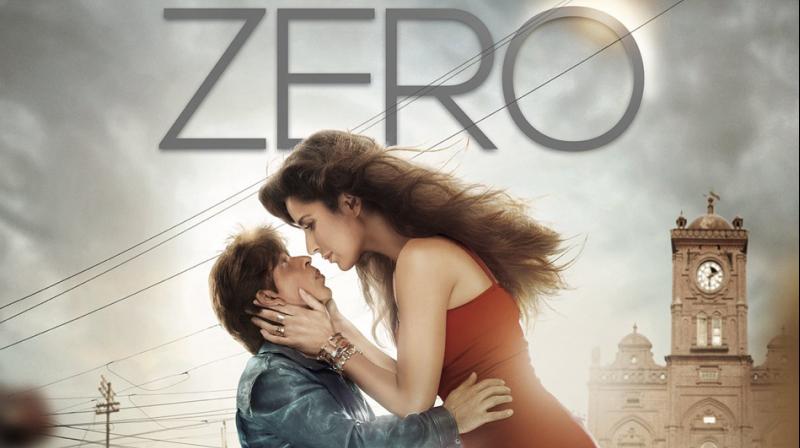 Katrina Kaif and SRK in Zero poster.