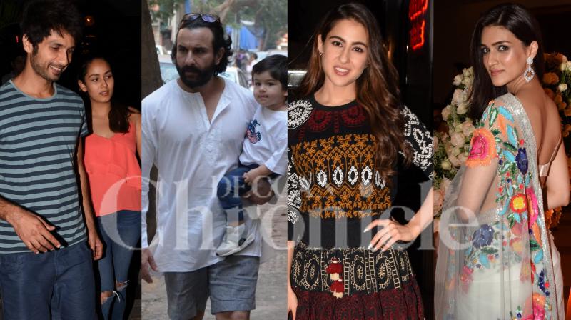 City of stars: Sara, Kriti, Shahid-Mira, Saif with Taimur & others spotted