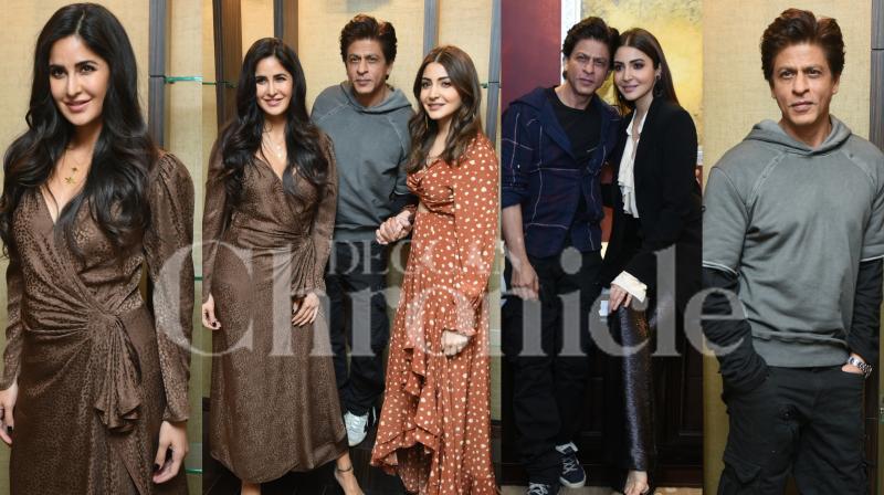 Shah Rukh Khan, Katrina Kaif, Anushka Sharma reunite for Zero promotions