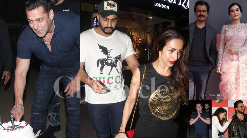 Pics: Bday boy Salman, Malaika-Arjun spotted, Nawaz launches Thackeray