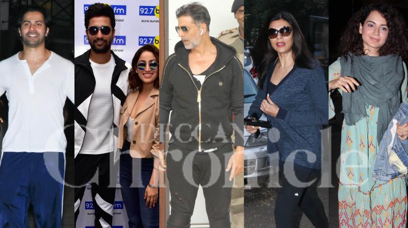 Snapped: Akshay, Varun, Sushmita, Kangana, Vicky-Yami spotted in the city
