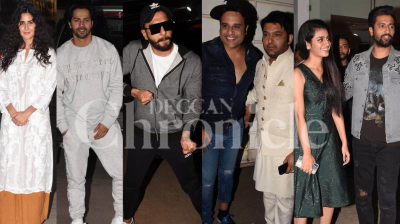 URI screening: Katrina, Ranveer, Varun & others watch Vicky Kaushal film