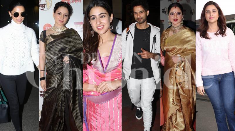 City of Stars: Kangana, Sara, Deepika, Rekha, Shahid & others spotted