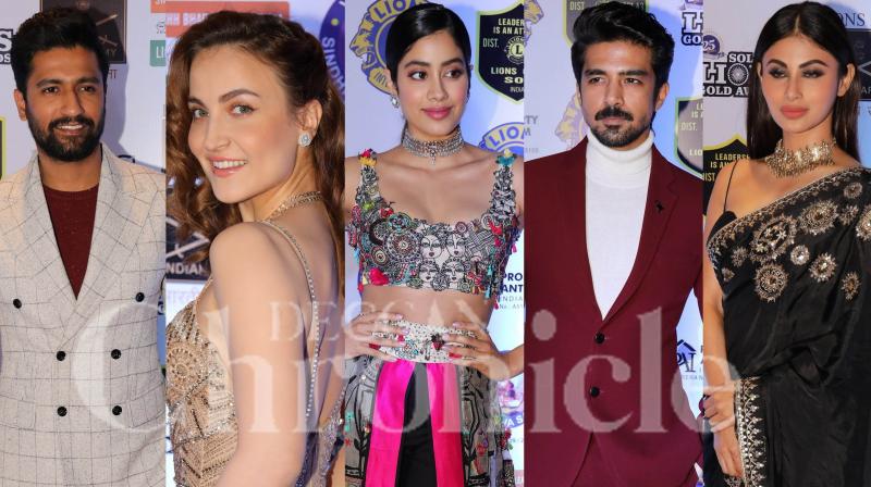 Photos: Vicky, Mouni, Janhvi and others glam up at Lions Gold Awards 2019