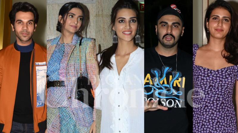 Arjun, Kriti and others attend Ek Ladki Ko Dekha Toh Aisa Laga screening