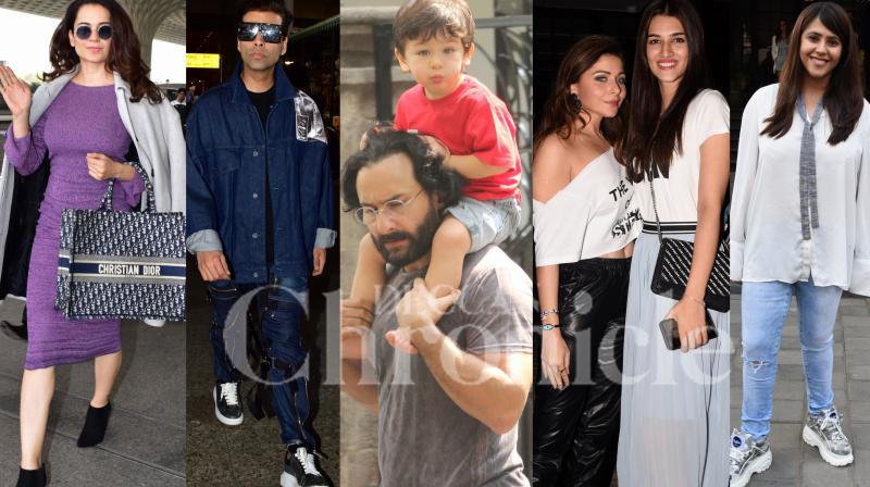 Oh snap: Kangana, Karan, Ekta, Kriti, Saif-Taimur spotted in the city