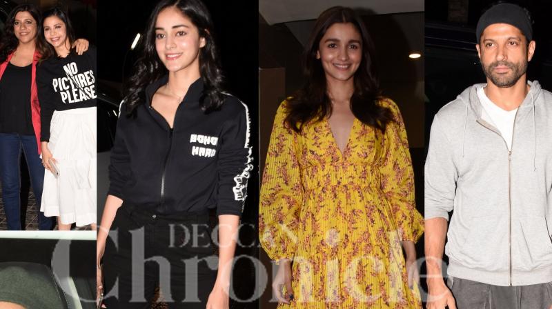 Ranveer, Alia and Zoya host Gully Boy screening for friends and family