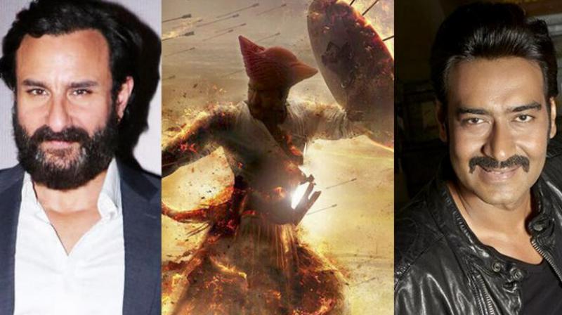 Saif Ali Khan and Ajay Devgn will share screen space in Taanaji: The Unsung Warrior.