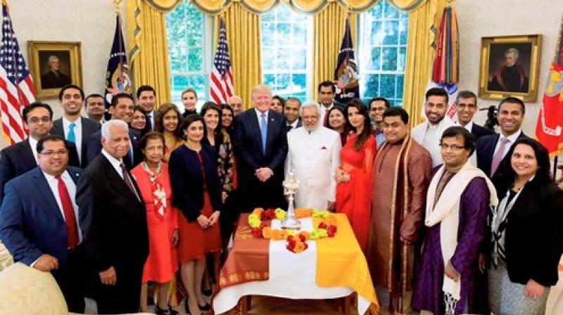 Diwali celebrations in the White House. (Photo: PTI)