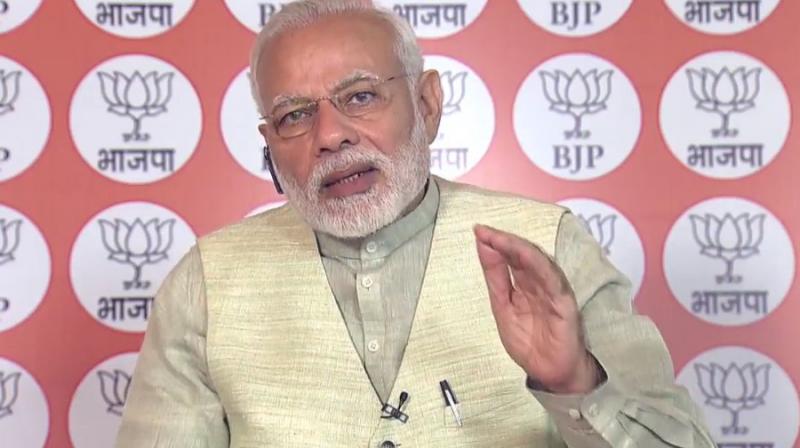 Prime Minister Narendra Modi said,We have increased Minimum Support Price (MSP) for notified crops to at least 1.5 times that of the production cost. (Photo: T