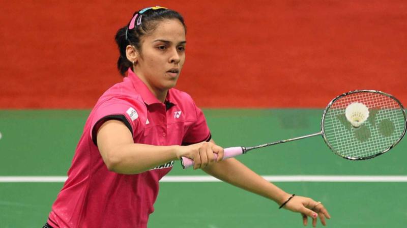 Saina Nehwal defeated PV Sindhu 21-17, 27-25 in the final. (Photo: AFP)
