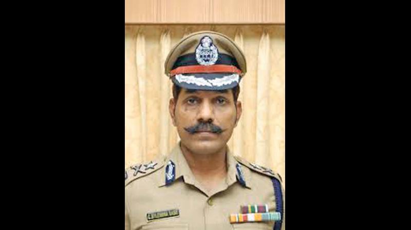 Additional Director General of Police (ADGP)  Railways C. Sylendra Babu took the honours in the shooting competition for police officers held by the state police on Friday.