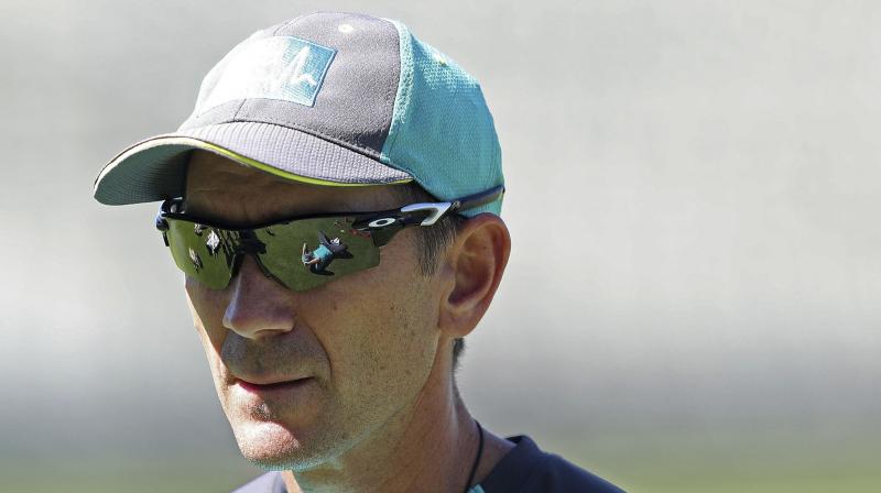 Australia coach Justin Langer said he expected a pacey wicket at the new Perth Stadium for the second Test against India and declared \pretty boy\ captain Tim Paine \ready to go\ despite injury. (Photo: AP)