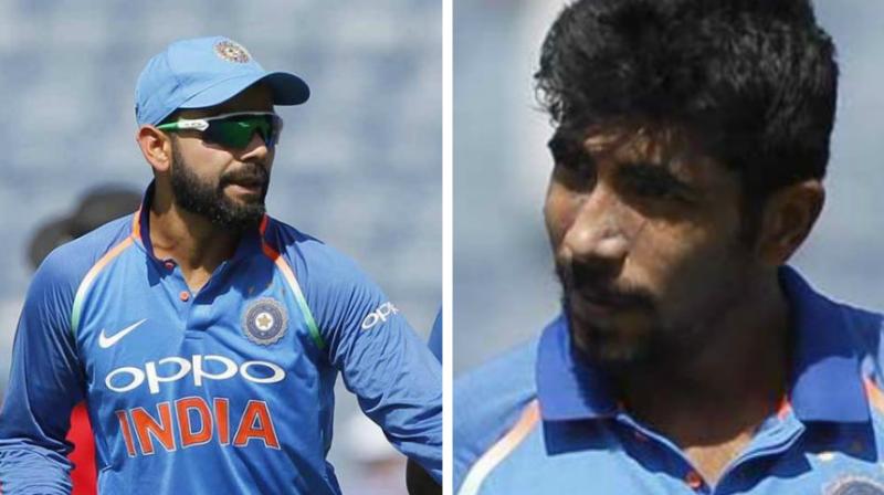 While the Indian cricket team skipper Virat Kohli remained in pole position with 899 points in the batsmens rankings, Jasprit Bumrah remained on top of the bowlers rankings with 841 points. (Photo: BCCI)