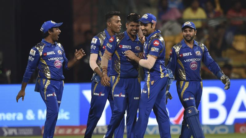 Taking wickets at regular intervals and keeping the score under control. Thats been the hallmark of this team, were not dependent on one individual,\ Rohit Sharma said after Mumbai Indians defeated Kolkata Knight Riders. (Photo: AP)