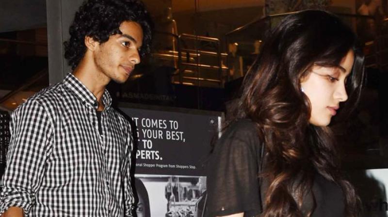 Lovebirds Ishaan-Jhanvi spotted together after a movie date