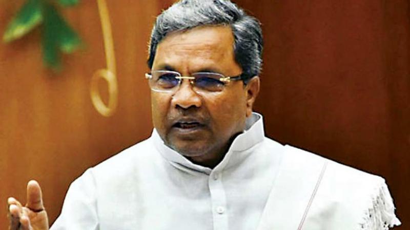 Former chief minister Siddaramaiah.