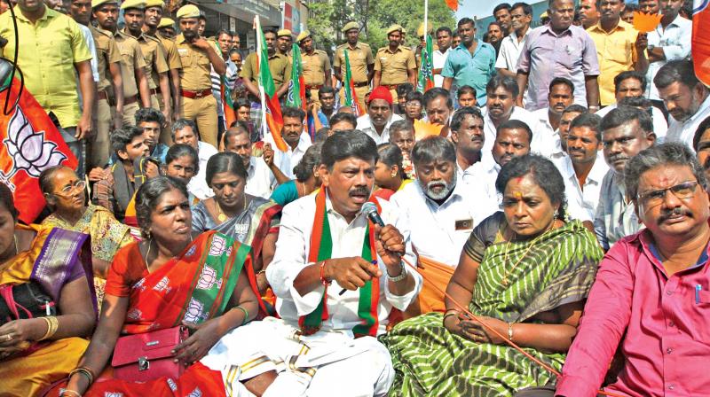 BJP says Dravidian parties money distribution rampant