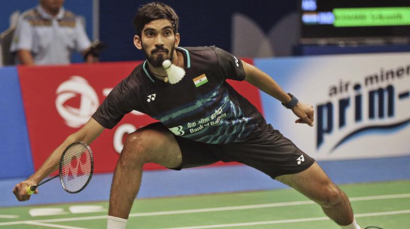 Kidambi Srikanth will now locks horns with the World No. 40 Kenta Nishimoto of Japan in the French Open Super Series final, to win his consecutive Super Series. (Photo: AP)