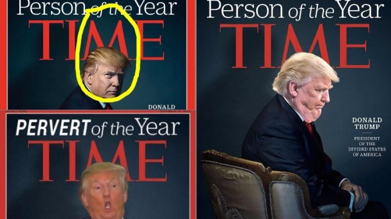Heres what netizens did to Trumps person of the year cover