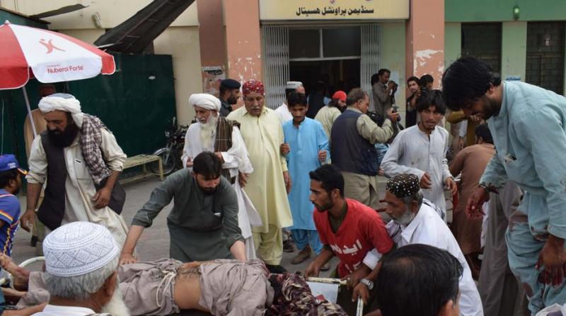 The blast in the town of Mastung, near the Balochistan provincial capital Quetta, was the latest in a string of attacks that have spurred fears of violence ahead of nationwide polls on July 25, and underscored the fragility of Pakistans dramatic gains in security. (Photo: AFP)